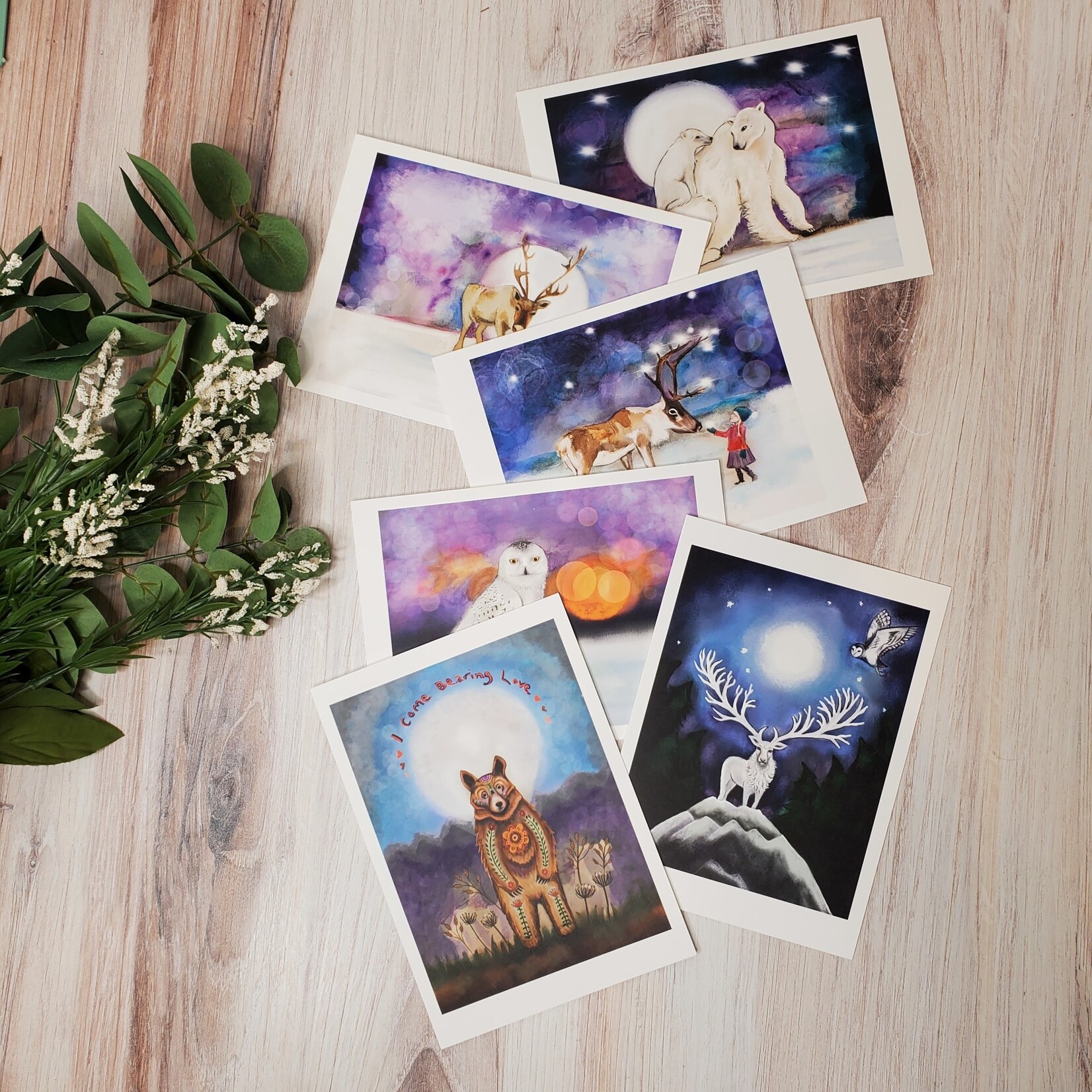 Asja Dawn Winter Greeting Cards