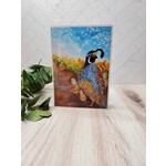 Bird in a Pine Quail - Greeting Card