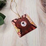 Chilipepper's Painting Ceramic Art Ornament - Brown Bear