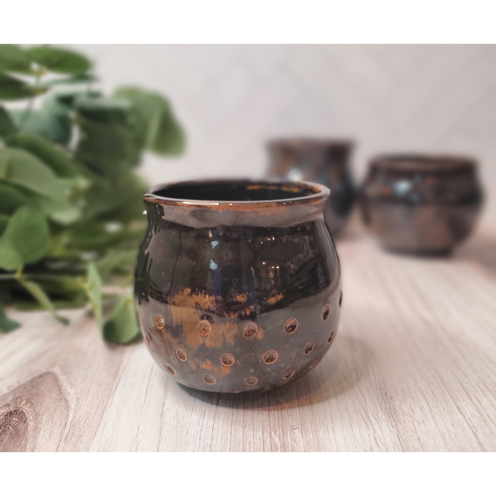 Elaine Randall General Purpose Ceramic Bowls/ Tea Bowls - Dark Glazes