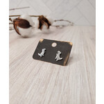 Evi Studio Stainless Steel Post Earrings