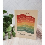 Evi Studio Tahoe Mountains - Rainbow - Notecard