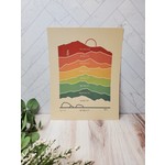 Evi Studio "Tahoe Mountains" - Rainbow Print - 8.5x11"