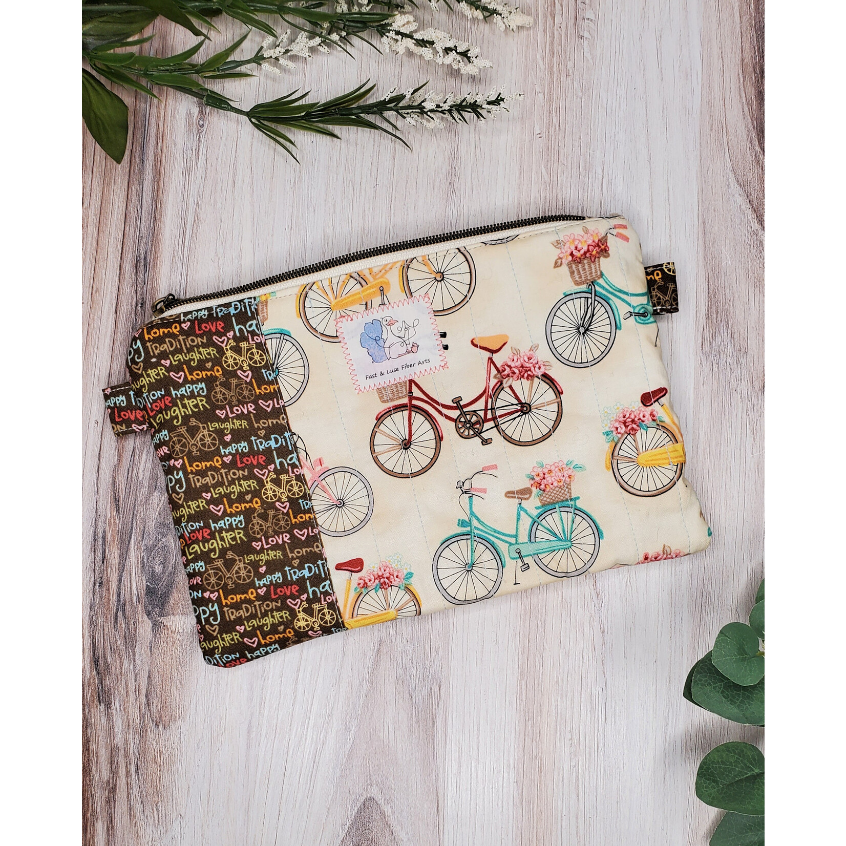 Fast and Luse Zipper Pouch - Bikes - large
