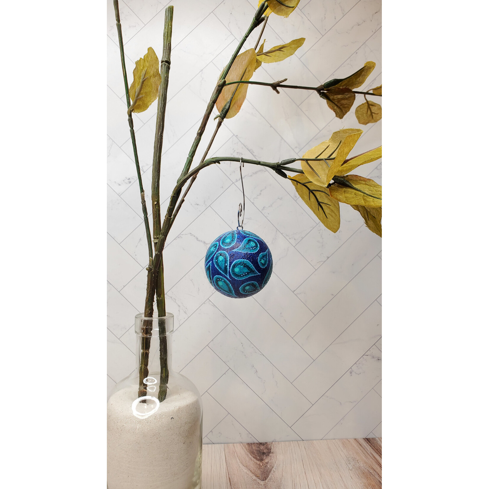 Javamama Medium Blue Ball Ornaments