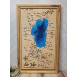 Logan Greenwood Lake Tahoe Rim Trail Map - Light Frame