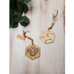 Pilaar Pottery Bee Honeycomb Ceramic Ornament