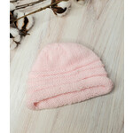 Roan's Repertoire Baby Hat -Pale Pink  - 3-12 mos. - hand knit