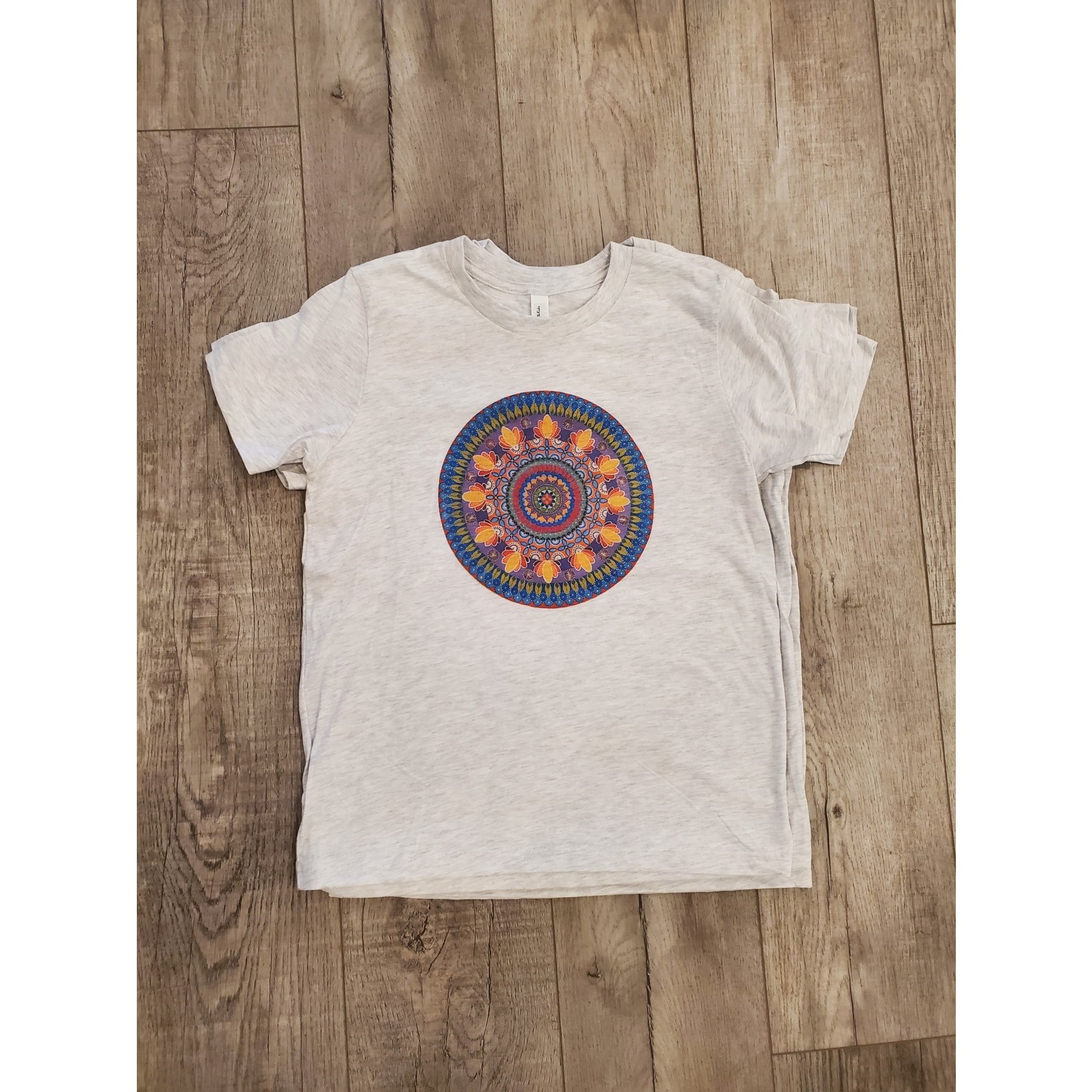 Stirling Studios Kids Yellow Mandala T-Shirt