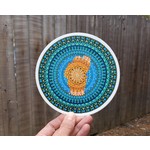 Stirling Studios Lake Tahoe Mandala Sticker - Orange Lake