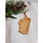 Tahoegraphical Lake Tahoe Ornament - Oak