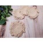 Tian Design & Handcraft Macrame Coasters - Set of 4